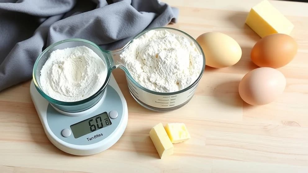 Hur många gram mjöl är en dl